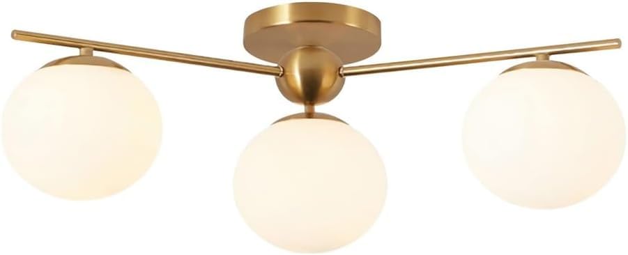 Lustre Spoutnik globe doré suspension vintage réglable pour plafond design