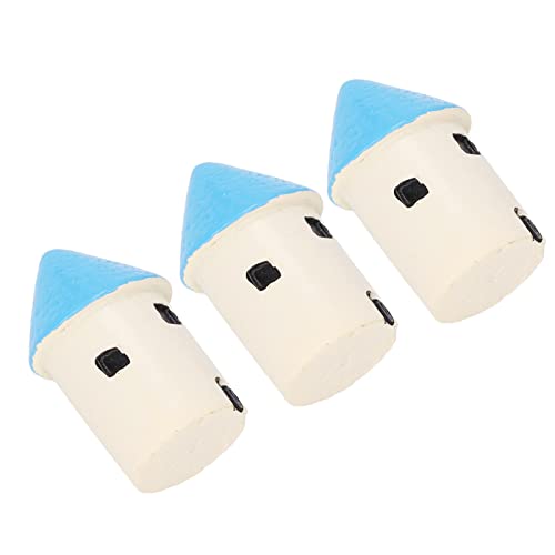 Casa de Resina Em Miniatura, Estatueta de Jardim, Acessório de Casa de Bonecas, Ornamento de Micro P