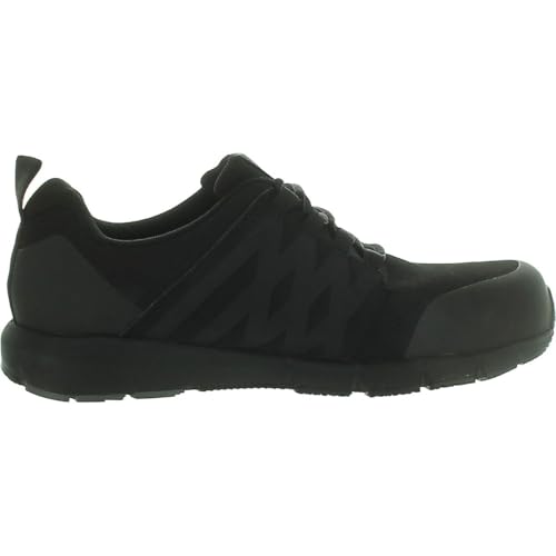 Image of Timberland PRO Radius Composite Safety Toe Shoes for Men - PRO Flex Technology - HoverSpring Foam Black Raptek 8 E - Wide