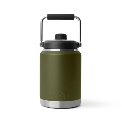 Image of YETI Rambler Half Gallon Jug 2.0, Vacuum Insulated, Leakproof, Stainless Steel with MagCap, Olive