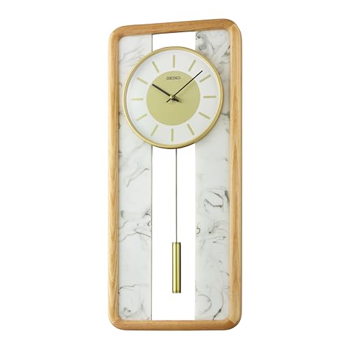 Reloj de Pared SEIKO Péndulo 24x10.5 Pulgadas Madera