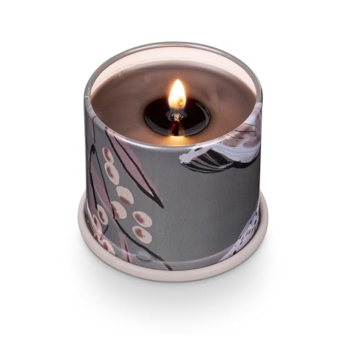 Image of Illume Demi Vanity Tin Candle, Woodfire