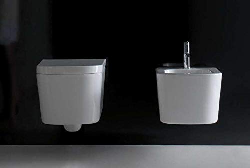 Sedile Originale GALASSIA - WC MEG11 C/chiusura Rallentata Art.5455 ; Con Paracolpi Antiscivolo, Coprivaso; Tavoletta Tradizionale.
