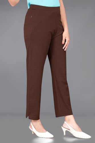 Image of Women's Cotton Light Weight Comfortable, Stretchable, Breathable & Soft Pant Style Jeggings