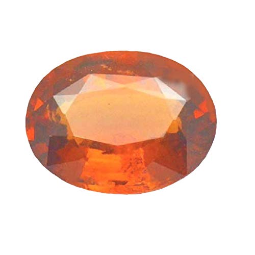 Pierre précieuse Hessonite Gomed 5 carats pour bague et pendentif astrologique védique