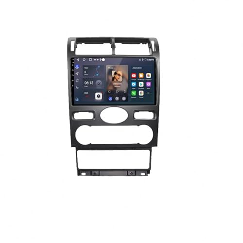 Evite multas con Carplay Coche para Ford Mondeo MK3 Pantalla Táctil con Manos Libres Bluetooth