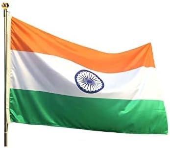 Altrona National Flag of India Size of 12 x 18 Inch 100% Pure Silk Cloth Indian Flag Small(Pack of 3)