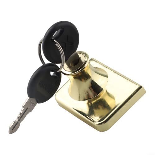 Cerradura de puerta de vidrio con llaves,...