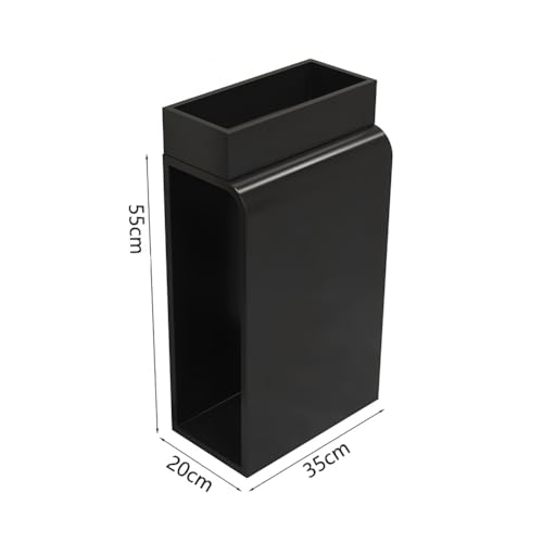 Fire Extinguisher Storage Cabinet, Durable and Weatherproof Holder for Indoor and Outdoor Safety, Secures Two Extinguishers for Emergency Readiness in Commercial (Black)