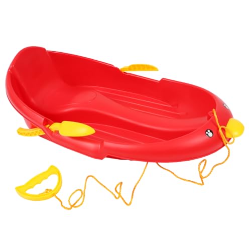 BRIGHTFUFU Penguins Snowboard Sleigh Car for Boys and Girls Thickened Snowboard Enhance Leg Muscles Cold Resistant Outdoor Toy