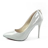 Absatzhöhe: 2-in-2 3/4 in. WIKAI Frauen Heels Slingback PU Feder lässig Slingback Grün Weiß 2-in-2 3/4 in, Grün, US 6 / EU 36/UK4/CN 36