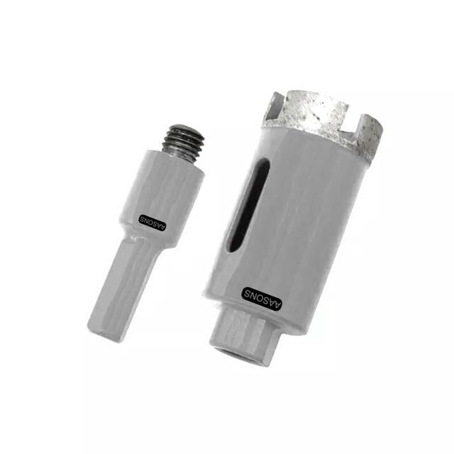 AASONS 16mm Angle Grinder Diamond Core Bit Hole Saw Masonary Cutter Drill Wet Cutting Choice Of Sizes 6.5 to 75mm For Ceramic, Vitrified Tile, Concrete, Stone, Glass, Brick Walls, Marble, Granites Etc (B0CK5R1P78) Amazon Price History, Amazon Price Tracker