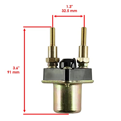 Caltric Starter & Relay Solenoid Compatible con Kawasaki Js750 750 Sx 1992-1995 miniatura 3