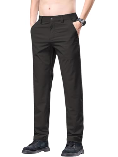 Image of TAGDO Men's Casual Trousers | Casual Pants | Cotton Pant for Men | Multi-Pocket Travel & Hiking Wear | Regular Fit | Utility D-Ring (2056)
