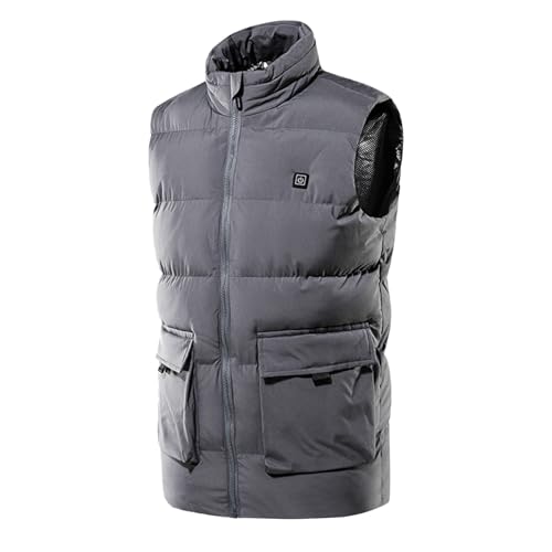 Gilet chauffant homme de qualité supérieure : veste sans manche zippée haut de gamme