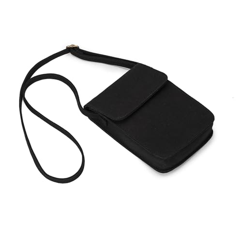 Crossbody Bag Lightweight Mobile Phone Bag & Coin Purse with Adjustable Shoulder Strap and Magnetic Closure Fastening