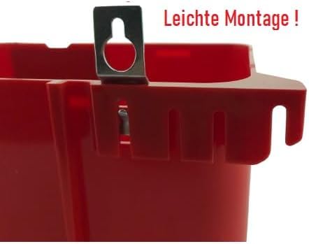 Silken Kondensatpumpe, Rot, Modern, Kunststoff, Kondensatpumpe, 32.5 x 14.5 x 14.5 cm, 230 Volt, Automatisch, Wandmontage, 1.5 Liter Behältervolumen