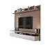 Manhattan Comfort City 2.2 Collection Floating Entertainment Center with TV Mount Wall Theater Display, 86.5