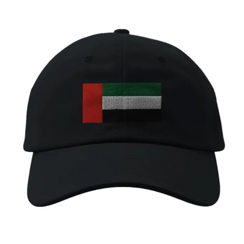 PixelForma Casquette Drapeau des Émirats Arabes Unis Noir