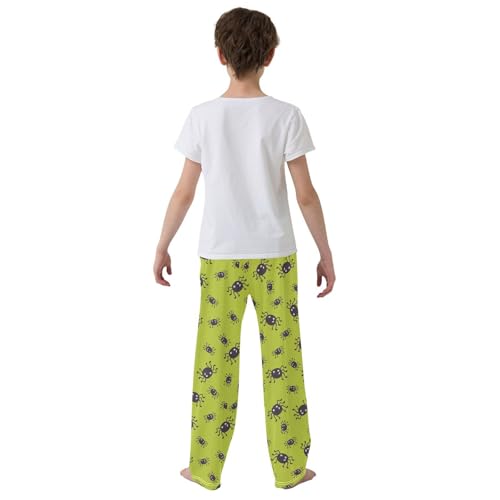 ZZXXB Spiders Boys Long Pants Soft Trousers Elastic Waist Kids Lounge Bottoms with Pockets S-XL3