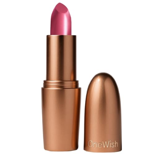 Image of One Wish Creamy Matte Lipstick Long Lasting for Women - Cotton Candy Shade 15 | Full Coverage | Creamy Formula | No Flaky Lips | No Dryness | Vitamin E, Almond Oil & Shea Butter for Moisturising Lip | 8 Hrs Lasting | Smooth Finish | 3.8 gm