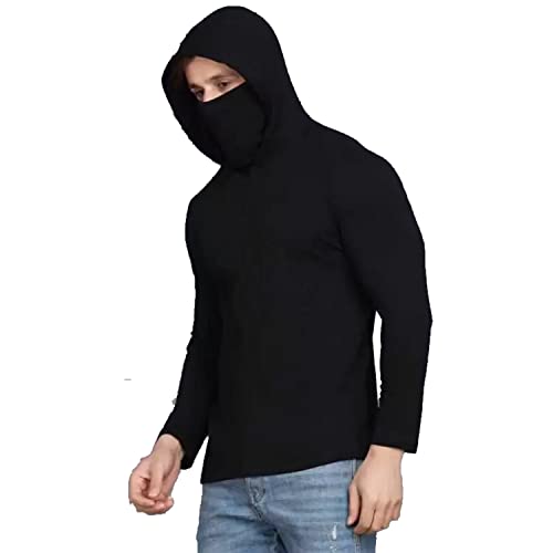 Image of Mask Winter Hoodie Sweatshirt for Men