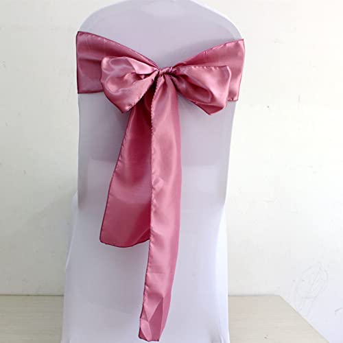 Satin-Stuhlschärpen Für Hochzeit & Feiern – 12 Stück, Silberfarben, Elegant & Wiederverwendbar