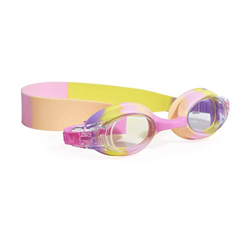 Bling 2O Toddler Swimming Goggles - Pink Swim Goggles for Little Girls - Anti Fog, No Leak, Non Slip, UV Protection with Hard Travel Case - 18 Months - 3 Years