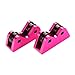 CRICAL 2Pcs Billiard Cue Straightness Checker,Pool Billiard Cue Snooker Club Roller Straightness Detector Checker Inspect Tool(Pink)
