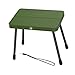 predolo Folding Camping Stool, Portable Small Foldable Chair, Foot Rest Stool for Picnic Garden Hiking Barbecue Fishing, Green