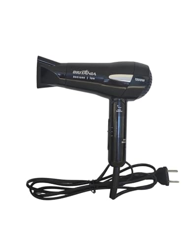 Secador de Cabelos Britânia BSC1200 Íon Tourmaline 1200W Preto Bivolt Automático
