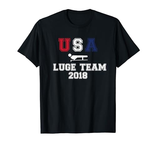USA Luge Team 2018 Winter Ice Sports T-Shirt