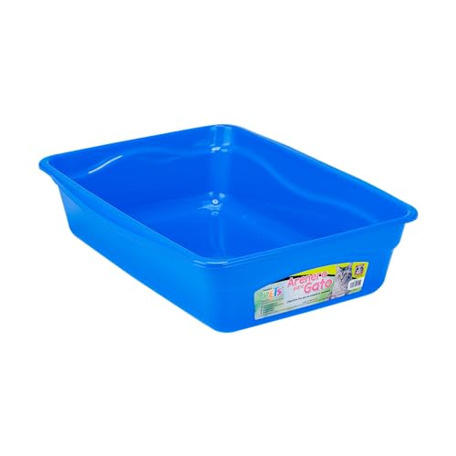 Gato, Pet Products Fancy Pets Arenero Abierto Tamaño Mediano para Gato Colores Variados