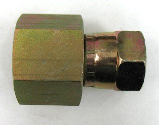 AF C5256-06-04 - 3/8 Female Pipe (.675''-18 Threads) x 1/4 Female JIC (7/16''-20 Threads)