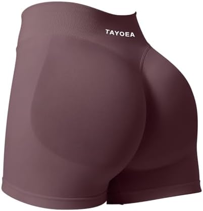 TAYOEA Sport Shorts Damen Scrunch Kurze Sporthose Push Up Kurze Leggings Butt Lifting Gym Short Nahtlose Workout Radlerhose Damen