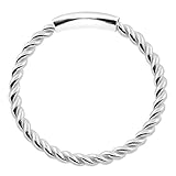 Piercing Ring Körperschmuck Tunnel Closure, für Ihre perfekte tragbare Kombination als Nasenring, Ohrpiercing oder Lippenring, getragen werden