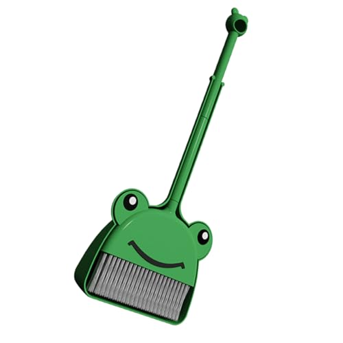 TOYZFRIENDY Escoba y Recogedor Pequeño para Set de Limpieza de Juguete para Casa Prop de Barrido para Imitación de Tareas Domésticas Accesorio Seguro y Ligero para Juego de Roles Educativo