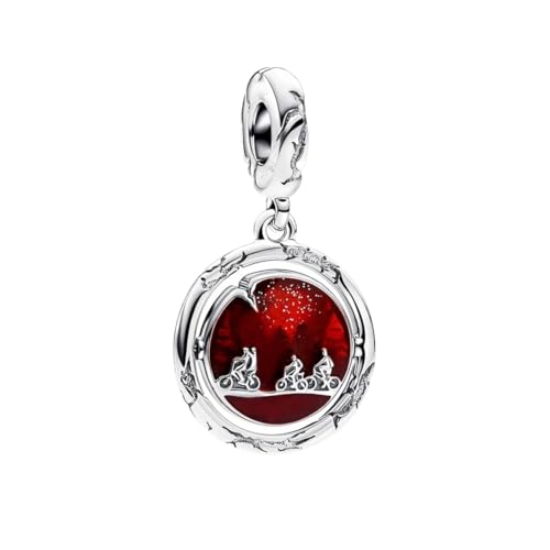 Vegaine Red Charms for Bracelet 925 Sterling Silver Bead Charm for Women Jewelry Present