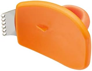 KitchenCraft Healthy Eating 2-in-1 Orange Peeler / Citrus Zester - Orange