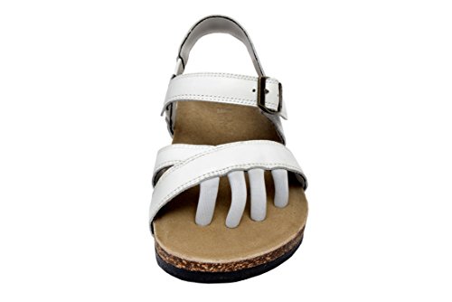 Wellrox Women's Santa Fee-Maddie White Casual Sandal 11