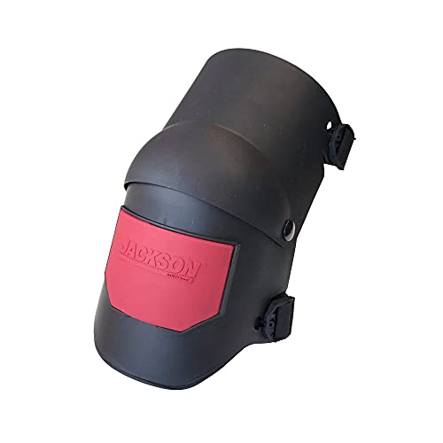 JACKSON SAFETY 95111 - Rodilleras protectoras de grado premium y duraderas antideslizantes para el trabajo, jardinería, suelos o bricolaje, color negro