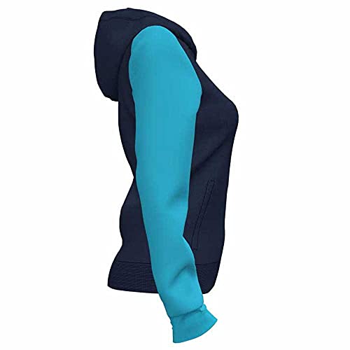 Joma 901336.342.S Felpa Sportiva Con Cappuccio - Academy Iv A Manica Lunga Da Donna, Marino, S - 3