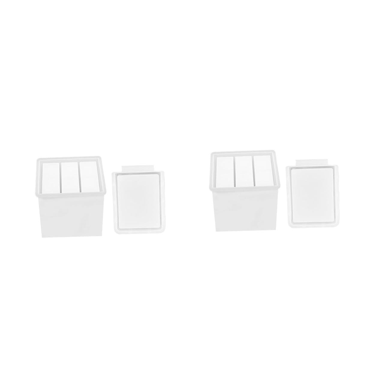 Housoutil 2 Set Stampo Silicone per Mold per Creazioni e Fai da Te Scatole Decorative Uniche Materiale Flessibile e Riutilizzabile Facile da e Resistente per Regali Fatti Mano
