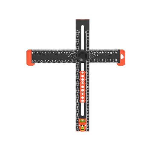 Règle d'angle en aluminium de 35 cm avec gravure laser haute précision