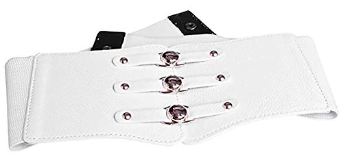 Nanxson Womens Elastic Wide Waist Band Tied Waspie Corset Obi Waist Belt PDW00773