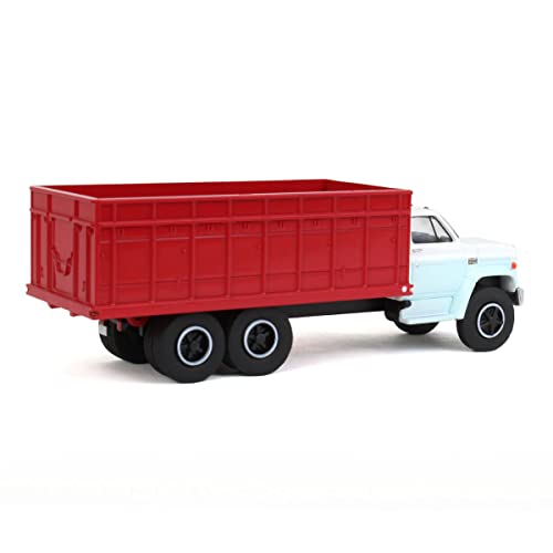 Camión a escala 1:64 Chevrolet 1983 C70 tandem rojo miniatura 3