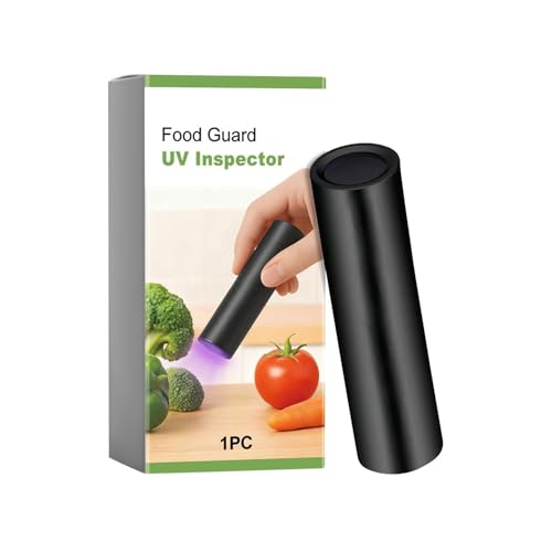 Genérico Linterna UV para control - Detector UV portátil de alimentos | Linterna de seguridad alimentaria para alimentos - Lámpara de irradiación con detector de seguridad alimentaria portátil