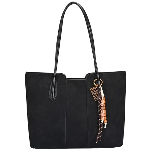 Waniki Handtasche Damen Wildleder Tote Bag Modische Umhängetasche...