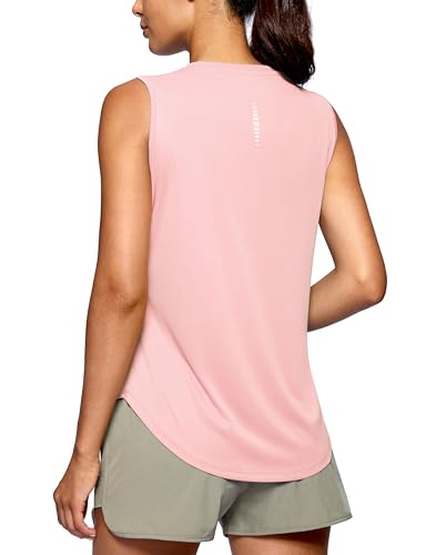 G Gradual Women's Workout Tank Tops Lightweight Sleeveless High Neck Athletic Shirts for Running Gym...