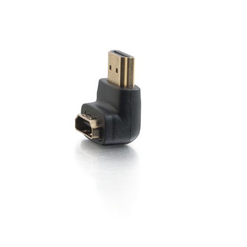C2G Legrand Adaptador HDMI ángulo recto macho a hembra miniatura 1